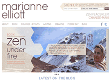 Tablet Screenshot of marianne-elliott.com